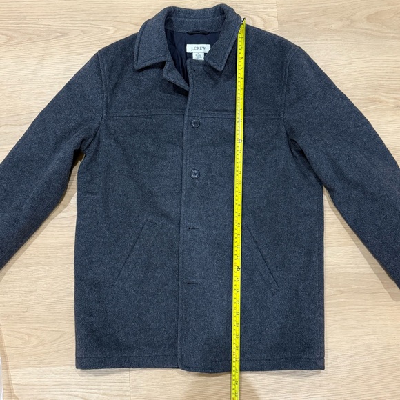 J.Crew Grey Wool Coat – Men’s Medium – 80% Wool – Excellent - Picture 11 of 12